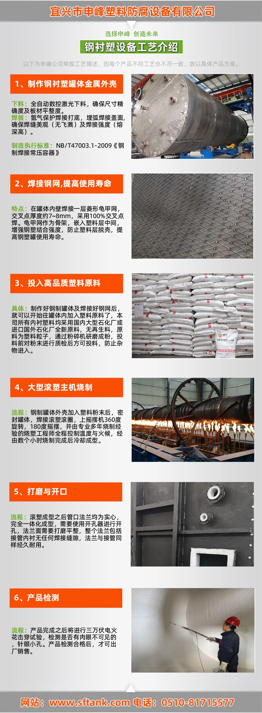 申峰钢衬塑设备工艺介绍